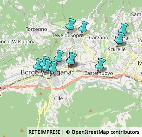 Mappa Parcheggio Interrato, 38051 Borgo Valsugana TN, Italia (1.60357)
