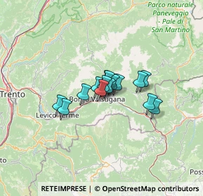 Mappa Parcheggio Interrato, 38051 Borgo Valsugana TN, Italia (6.92667)