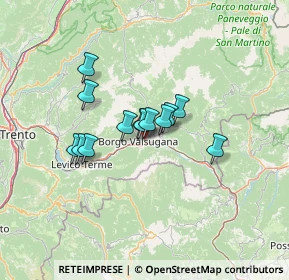 Mappa Parcheggio Interrato, 38051 Borgo Valsugana TN, Italia (8.88462)