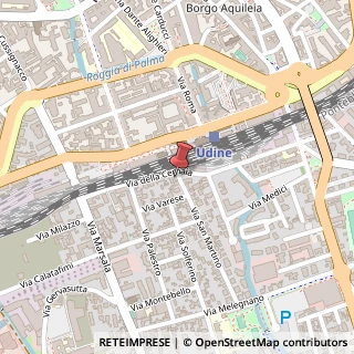 Mappa Via San Martino, 1, 33100 Udine, Udine (Friuli-Venezia Giulia)