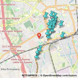 Mappa Via Vincenzo Joppi, 33100 Udine UD, Italia (0.945)