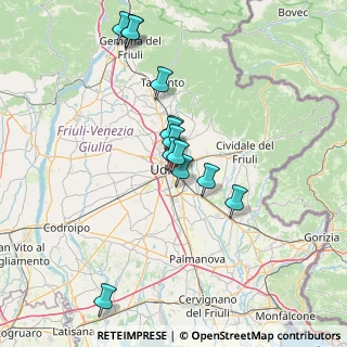 Mappa Via Monfalcone, 33100 Udine UD, Italia (12.61846)