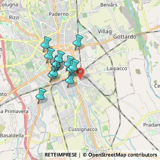 Mappa Via Monfalcone, 33100 Udine UD, Italia (1.43462)