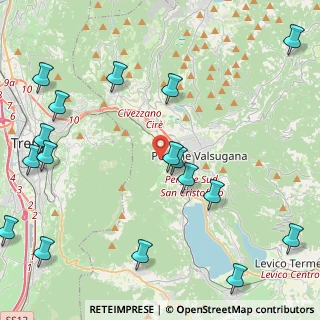 Mappa Fraz. Costasavina via San Martino, 38057 Pergine Valsugana TN, Italia (5.75353)