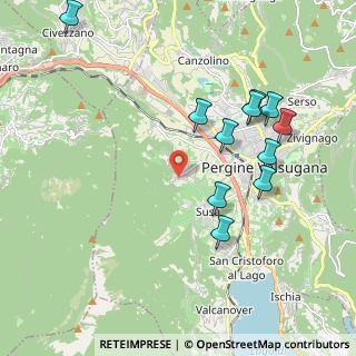 Mappa Fraz. Costasavina via San Martino, 38057 Pergine Valsugana TN, Italia (2.08545)