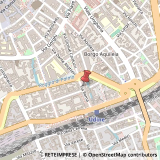 Mappa Via Roma, 8, 33100 Udine, Udine (Friuli-Venezia Giulia)
