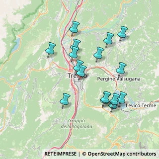 Mappa Via Giuseppe Gerola, 38122 Trento TN, Italia (7.15188)