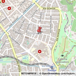 Mappa Via Giuseppe Gerola, 19, 38122 Trento, Trento (Trentino-Alto Adige)