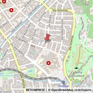 Mappa Via Giuseppe Gerola, 15, 38122 Trento, Trento (Trentino-Alto Adige)
