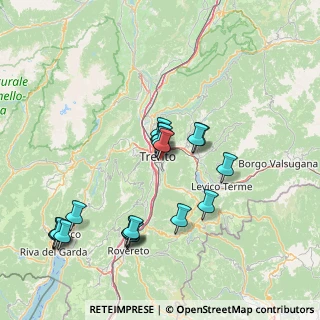 Mappa Via Giuseppe Gerola, 38122 Trento TN, Italia (15.21526)