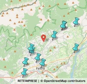 Mappa Via Vignui, 32032 Feltre BL, Italia (4.46182)