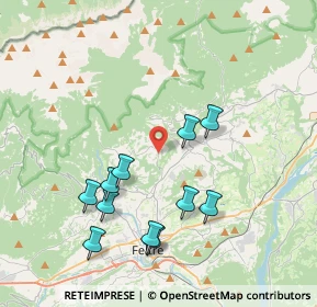 Mappa Via Vignui, 32032 Feltre BL, Italia (3.86909)