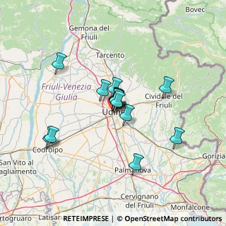 Mappa Via Cussignacco, 33100 Udine UD, Italia (9.37467)
