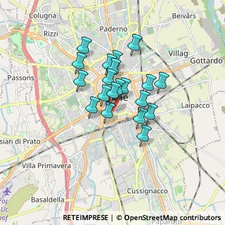 Mappa Negozio calzature, 33100 Udine UD, Italia (1.2325)