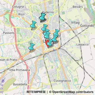 Mappa Via Cussignacco, 33100 Udine UD, Italia (1.30333)