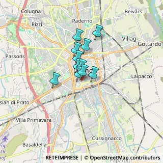 Mappa Via Cussignacco, 33100 Udine UD, Italia (0.98727)