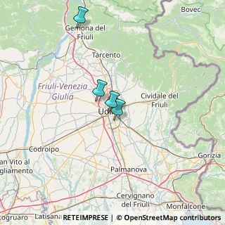 Mappa Via XXIII, 33100 Udine UD, Italia (55.54143)