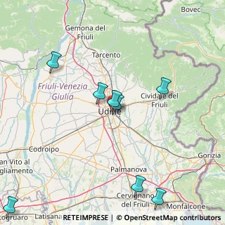 Mappa Via XXIII, 33100 Udine UD, Italia (25.38455)