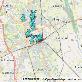 Mappa Via XXIII, 33100 Udine UD, Italia (1.544)