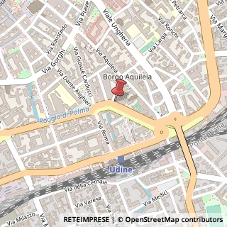 Mappa Viale Giacomo Leopardi, 25, 33100 Udine, Udine (Friuli-Venezia Giulia)