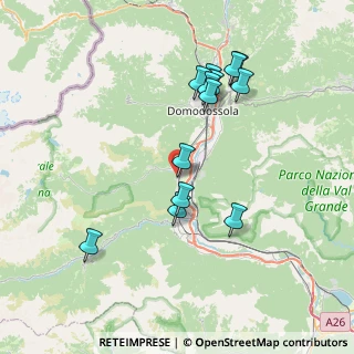 Mappa Via Fratelli di Dio, 28844 Villadossola VB, Italia (7.27692)
