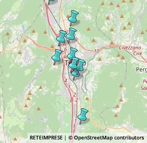 Mappa Via Giovanni e Tina Lorenzoni, 38122 Trento TN, Italia (3.41091)