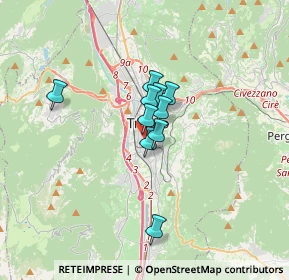 Mappa Via Giovanni e Tina Lorenzoni, 38122 Trento TN, Italia (2.62091)
