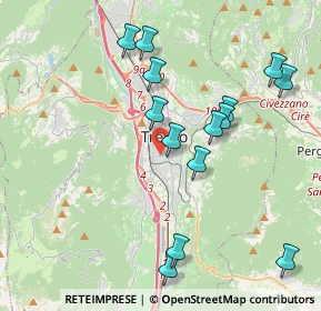 Mappa Via Giovanni e Tina Lorenzoni, 38122 Trento TN, Italia (4.04929)