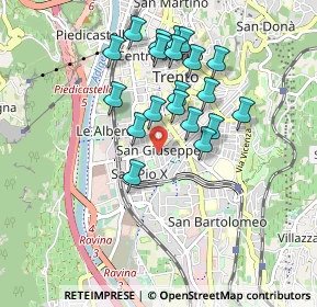 Mappa Via Giovanni e Tina Lorenzoni, 38122 Trento TN, Italia (0.797)