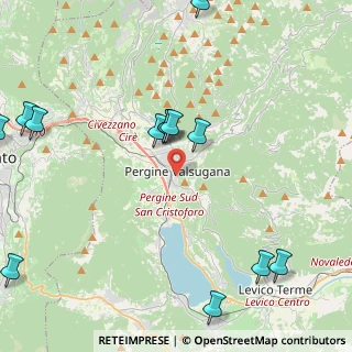 Mappa Via Pontara, 38057 Pergine Valsugana TN, Italia (5.70786)