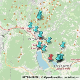 Mappa Via Pontara, 38057 Pergine Valsugana TN, Italia (3.959)