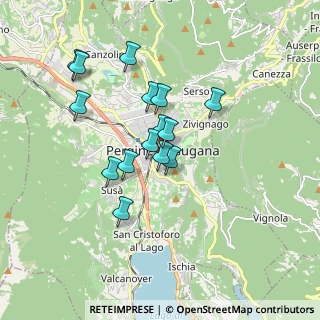 Mappa Via Pontara, 38057 Pergine Valsugana TN, Italia (1.46533)