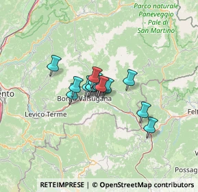 Mappa Località Lagarine, 38059 Scurelle TN, Italia (6.97857)