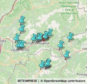 Mappa Località Lagarine, 38059 Scurelle TN, Italia (13.3075)