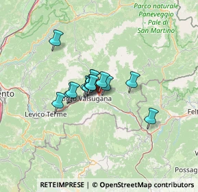 Mappa Località Lagarine, 38059 Scurelle TN, Italia (7.63786)