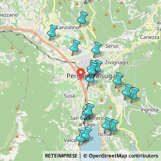 Mappa SS 47 della Valsugana, 38057 Pergine Valsugana TN, Italia (2.2855)