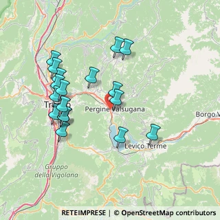 Mappa SS 47 della Valsugana, 38057 Pergine Valsugana TN, Italia (7.49333)