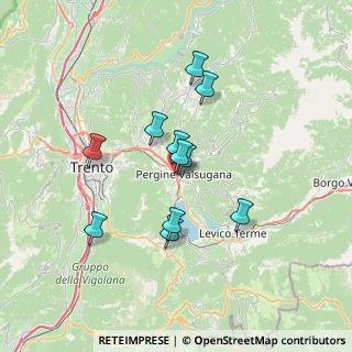 Mappa SS 47 della Valsugana, 38057 Pergine Valsugana TN, Italia (5.64182)