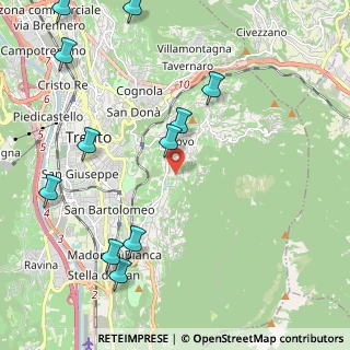 Mappa Via Gabbiolo, 38123 Trento TN, Italia (2.66091)