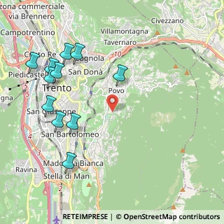 Mappa Via Gabbiolo, 38123 Trento TN, Italia (2.41727)