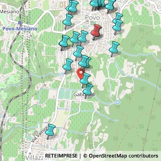 Mappa Via Gabbiolo, 38123 Trento TN, Italia (0.61385)