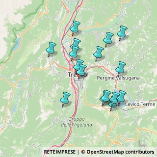 Mappa Via Sant'Antonio, 38122 Trento TN, Italia (7.20313)