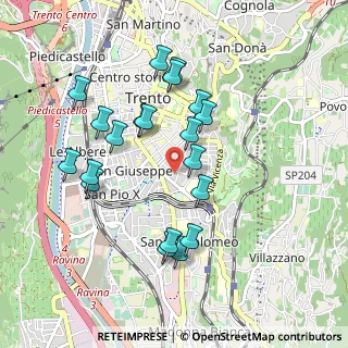 Mappa Via Sant'Antonio, 38122 Trento TN, Italia (0.8915)
