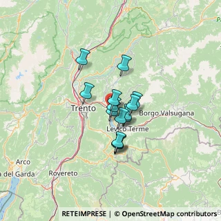Mappa Via Marzola, 38057 Pergine Valsugana TN, Italia (8.09214)