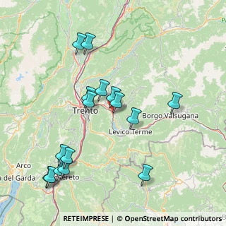 Mappa Via Marzola, 38057 Pergine Valsugana TN, Italia (16.93125)