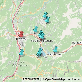 Mappa Via Marzola, 38057 Pergine Valsugana TN, Italia (5.69364)