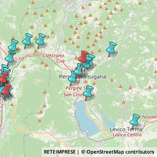 Mappa Via Marzola, 38057 Pergine Valsugana TN, Italia (5.7345)