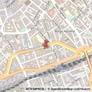 Mappa Via Teobaldo Ciconi, 10, 33100 Udine, Udine (Friuli-Venezia Giulia)