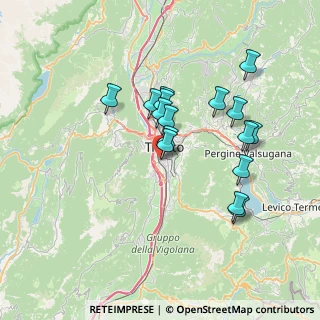 Mappa Via Orazio Benevoli, 38122 Trento TN, Italia (6.35938)