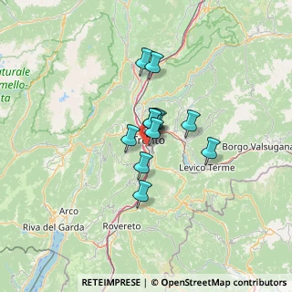 Mappa Via Orazio Benevoli, 38122 Trento TN, Italia (7.74917)